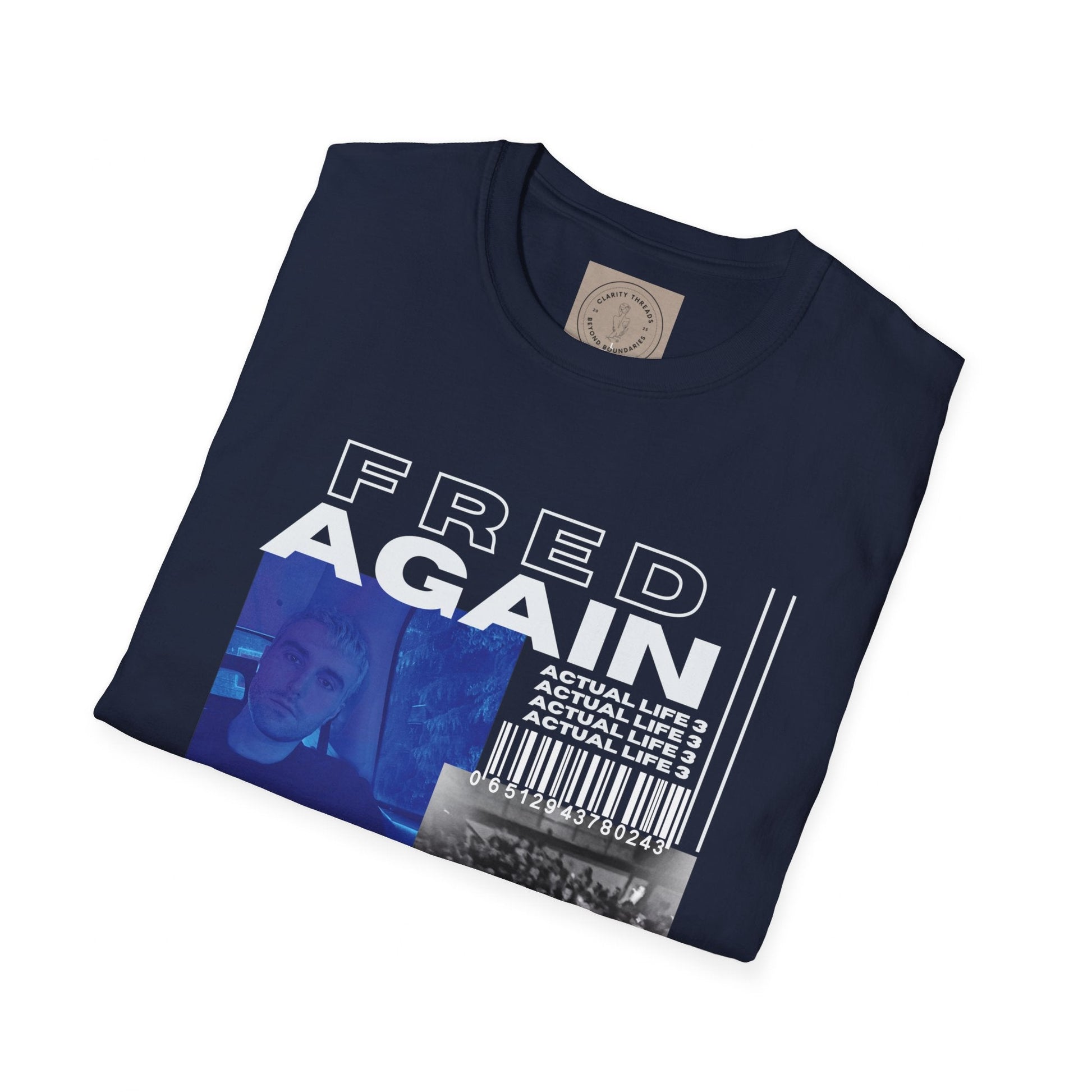 Fred Again Tour Shirt, Limited Edition Fred Again Merch, Actual Life 2023 Official Merch, Vintage Fred Again Clothing, Unisex T Shirt T - Shirt - Clarity Threads