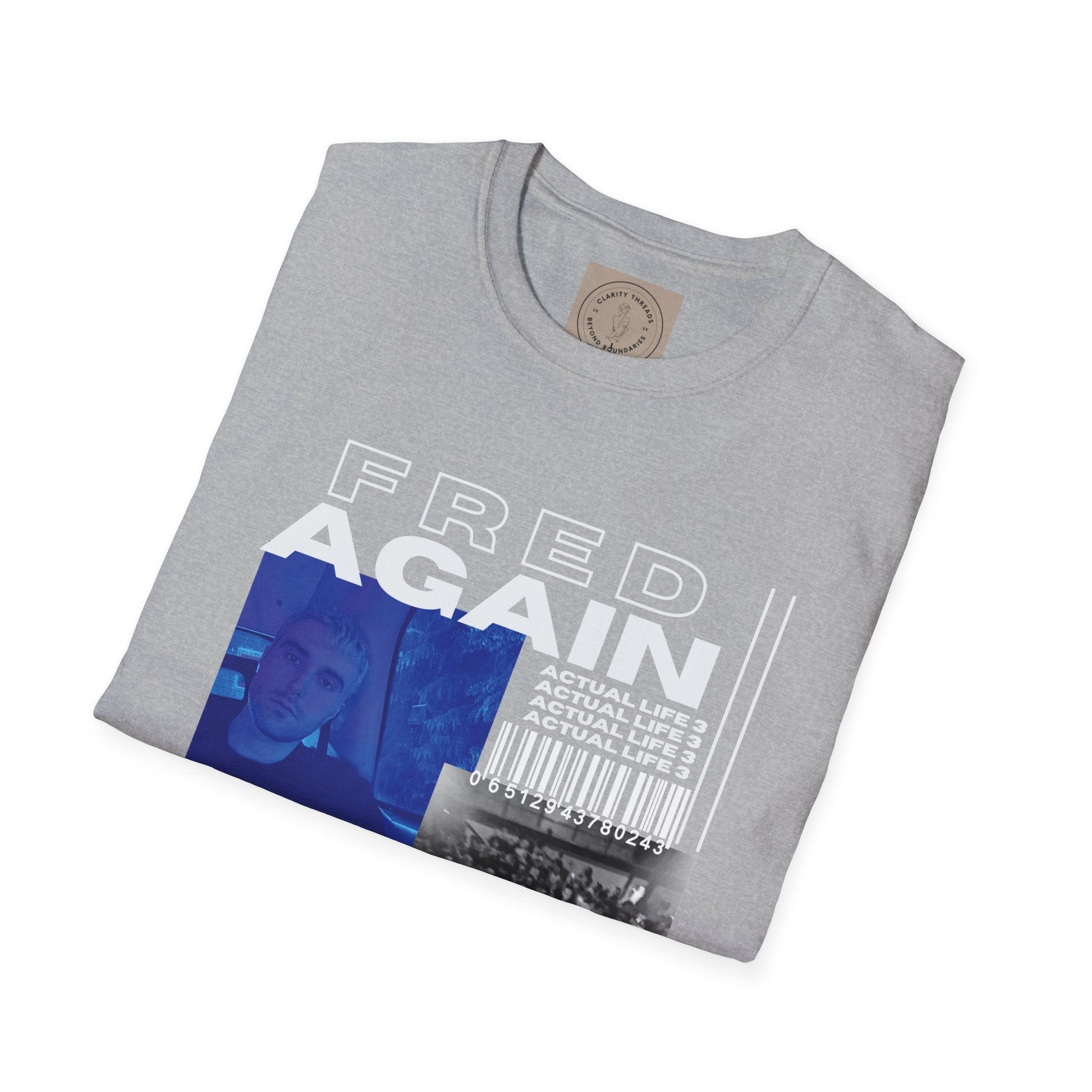 Fred Again Tour Shirt, Limited Edition Fred Again Merch, Actual Life 2023 Official Merch, Vintage Fred Again Clothing, Unisex T Shirt T - Shirt - Clarity Threads