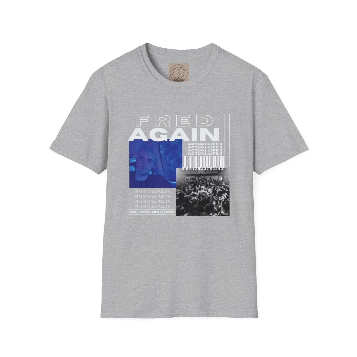 Fred Again Tour Shirt, Limited Edition Fred Again Merch, Actual Life 2023 Official Merch, Vintage Fred Again Clothing, Unisex T Shirt T - Shirt - Clarity Threads