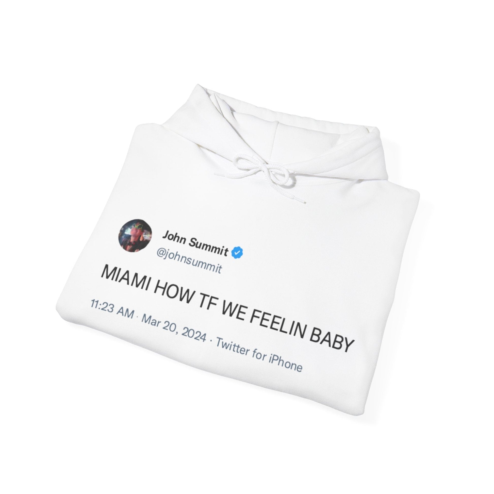 John Summit Hoodie, John Summit Miami How TF We Feeling Baby Shirt, John Summit Twitter, John Summit Tweet Top Funny, John Summit Merch Hoodie - Clarity Threads