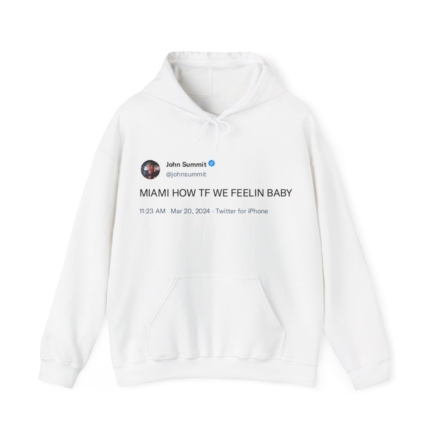 John Summit Hoodie, John Summit Miami How TF We Feeling Baby Shirt, John Summit Twitter, John Summit Tweet Top Funny, John Summit Merch Hoodie - Clarity Threads